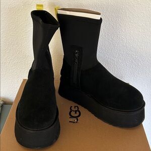 UGG Women's Black Platform Winter Boots